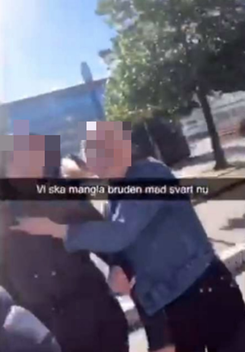 Foto från en av tjejernas snapchat. Foto från en av tjejernas snapchat.